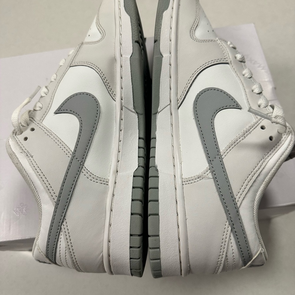 Nike Dunk Retro Summit White Men's White and Gray Sneakers